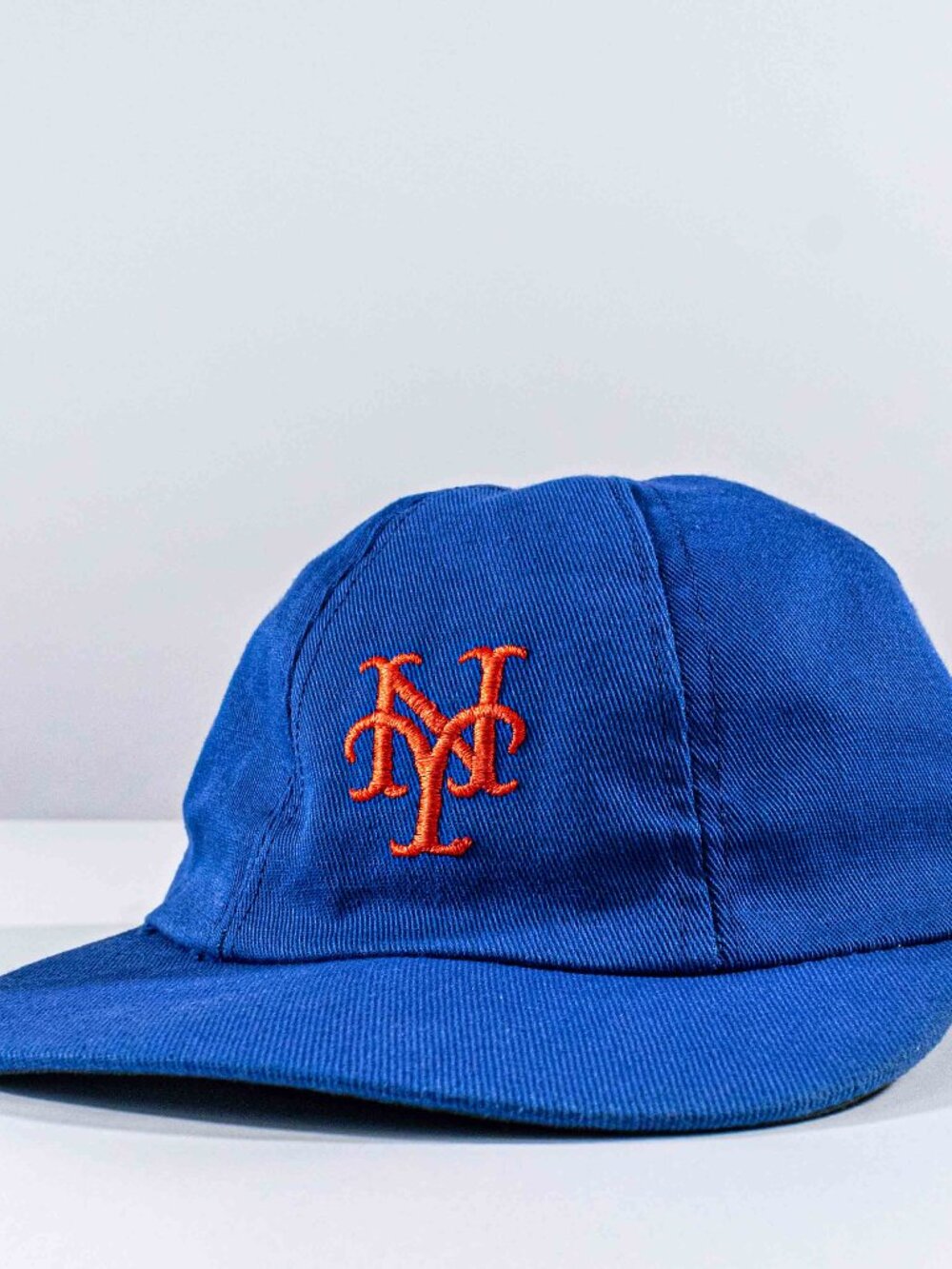 Vintage New York Mets Hat Fitted Sz Large Union Made In USA Baseball Cap 70s 80s